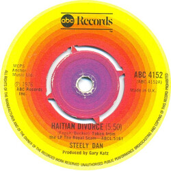 Steely Dan Haitian Divorce USED VINYL 7INCH SINGLE 45 RPM
