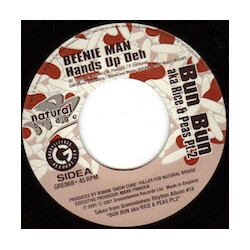 Beenie Man / Mr. Peppa Hands Up Deh / Hot Girl USED VINYL 7INCH