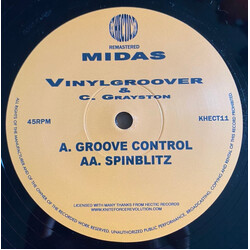 Midas Groove Control / Spinblitz USED VINYL 12INCH 45 RPM REISSUE REMASTERED