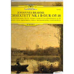 Johannes Brahms / Amadeus-Quartett / Cecil Aronowitz / William Pleeth Streichsextett Nr. 1 B-dur Op. 18 = String Sextet No. 1 In B Flat Major, Op. 18 