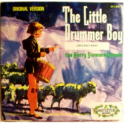 The Harry Simeone Chorale Little Drummer Boy / O Holy Night USED VINYL 7INCH 45 RPM REISSUE