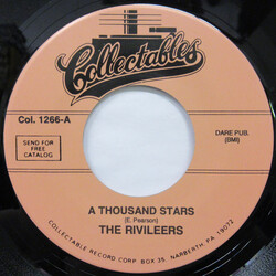 The Rivileers A Thousand Stars / Who Is The Girl USED VINYL 7INCH 45 RPM SINGLE REISSUE