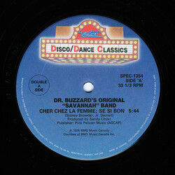 Dr. Buzzard's Original Savannah Band / Tuxedo Junction / Saint Tropez Cher Chez La Femme / Se Si Bon / Chatanooga Choo Choo / Most Of All USED VINYL 1