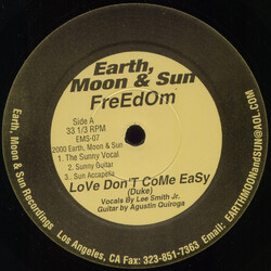 Freedom Love Don't Come Easy USED VINYL 12INCH 33 S RPM
