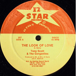Tony Scott (3) / The Gorganites The Look of Love / Sweet, Sweet, Sweet USED VINYL 12INCH 45 RPM