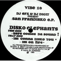 DJ EFX & DJ Digit / Disko Elephants San Frandisko E.P. USED VINYL 12INCH EP 33 S RPM