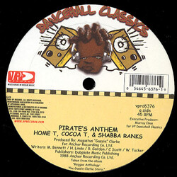 Home T / Cocoa Tea / Shabba Ranks Pirate's Anthem USED VINYL 12INCH 45 RPM REISSUE