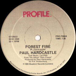 Paul Hardcastle Forest Fire / A.M. USED VINYL 12INCH SINGLE 33 S RPM