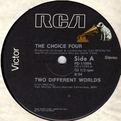 The Choice Four Two Different Worlds / Come Down To Earth Vinyl 12" USED