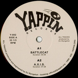 DJ Slyngshot Battlecat USED VINYL 12INCH 33 S RPM 45 RPM EP