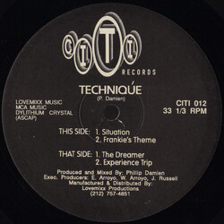 Technique (2) Situation USED VINYL 12INCH 33 S RPM