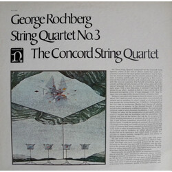 George Rochberg / The Concord String Quartet String Quartet No. 3 Vinyl LP USED