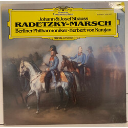 Johann Strauss Sr. / Johann Strauss Jr. / Josef Strauß / Berliner Philharmoniker / Herbert von Karajan Radetzky-Marsch Vinyl LP USED