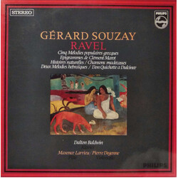 Maurice Ravel / Gérard Souzay Cinq Mélodies Populaires Grecques / Epigrammes De Clément Marot / Histoires Naturelles / Chansons Madécasses / Deux Mélo