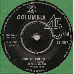Gerry & The Pacemakers How Do You Do It ? USED VINYL 7INCH 45 RPM SINGLE