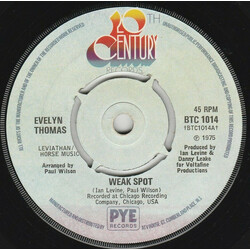 Evelyn Thomas Weak Spot USED VINYL 7INCH 45 RPM