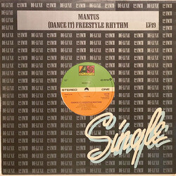 Mantus (Dance It) Freestyle Rhythm USED VINYL 12INCH 45 RPM SINGLE