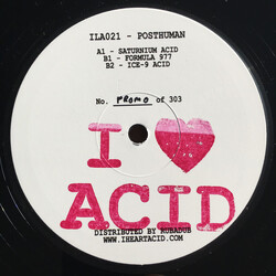 Posthuman I Love Acid 021 USED VINYL 12INCH 33 S RPM LIMITED EDITION