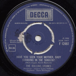 The Rolling Stones Have You Seen Your Mother, Baby, Standing In The Shadow? USED VINYL 7INCH 45 RPM SINGLE REISSUE