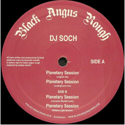 DJ Soch Planetary Session USED VINYL 12INCH 33 S RPM