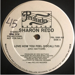Sharon Redd Love How You Feel USED VINYL 12INCH 45 RPM MISPRINT PROMO