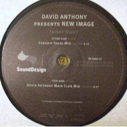 David Anthony Friday Night USED VINYL 12INCH