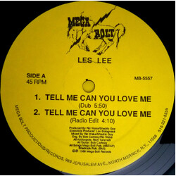 Les Lee Tell Me Can You Love Me USED VINYL 12INCH 45 RPM