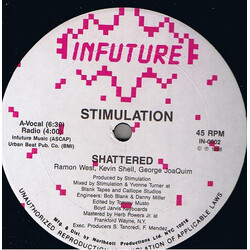 Stimulation Shattered USED VINYL 12INCH 33 S RPM