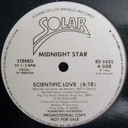 Midnight Star Scientific Love USED VINYL 12INCH 33 S RPM PROMO STEREO