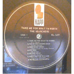 The Searchers Take Me For What I'm Worth Vinyl LP USED