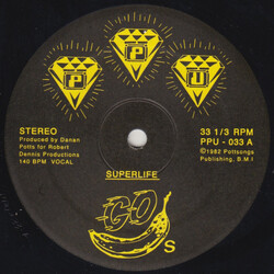 Superlife Go Bananas USED VINYL 12INCH 33 S RPM REISSUE REPRESS