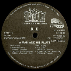 R.E. A Man And His Flute USED VINYL 12INCH 33 S RPM