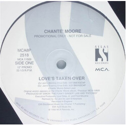Chanté Moore Love's Taken Over USED VINYL 12INCH 33 S RPM PROMO
