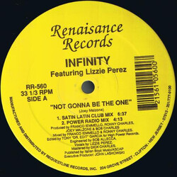 Infinity (17) / Lizzie Perez Not Gonna Be The One USED VINYL 12INCH 33 S RPM