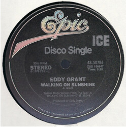 Eddy Grant Walking On Sunshine / Sunshine Jam USED VINYL 12INCH 33 S RPM SINGLE