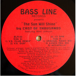 Cast Of Thousands / Mimi Johnson The Sun Will Shine USED VINYL 12INCH 33 S RPM