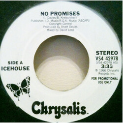 Icehouse No Promises USED VINYL 7INCH 45 RPM SINGLE PROMO STEREO