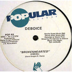 Deboice Brokenhearted USED VINYL 12INCH 33 S RPM