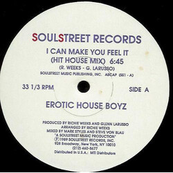 Erotic House Boyz I Can Make You Feel It USED VINYL 12INCH 33 S RPM