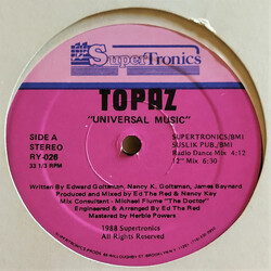 Topaz (3) Universal Music USED VINYL 12INCH 33 S RPM
