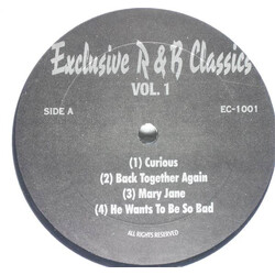 Various Exclusive R&b Classics Vol.1 USED VINYL 12INCH 33 S RPM COMPILATION