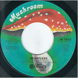 Heart Heartless USED VINYL 7INCH 45 RPM SINGLE STYRENE