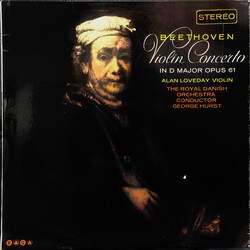 Ludwig van Beethoven / Alan Loveday / Det Kongelige Kapel / George Hurst Violin Concerto I D Major, Op. 61 Vinyl LP USED