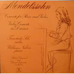 Felix Mendelssohn-Bartholdy Concerto For Piano And Violin Vinyl LP USED