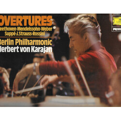 Berliner Philharmoniker / Herbert von Karajan Overtures Vinyl LP USED