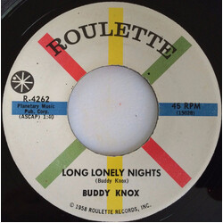 Buddy Knox Long Lonely Nights / Storm Clouds USED VINYL 7INCH 45 RPM SINGLE