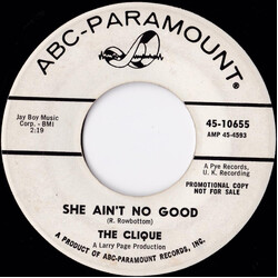 The Clique (2) She Ain't No Good USED VINYL 7INCH 45 RPM PROMO
