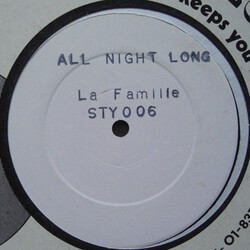 La Famille All Night Long USED VINYL 12INCH WHITE LABEL 45 RPM