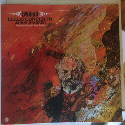 Janos Starker / Philharmonia Orchestra / Walter Susskind Dvorak Cello Concerto In B Minor/Faure Elegie For Cello And Orchestra Vinyl LP USED