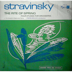 Igor Stravinsky / Orchestre National De France / Pierre Boulez The Rite Of Spring / Four Etude For Orchestra Vinyl LP USED